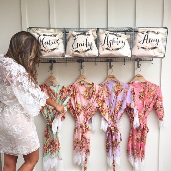 brides maid robes